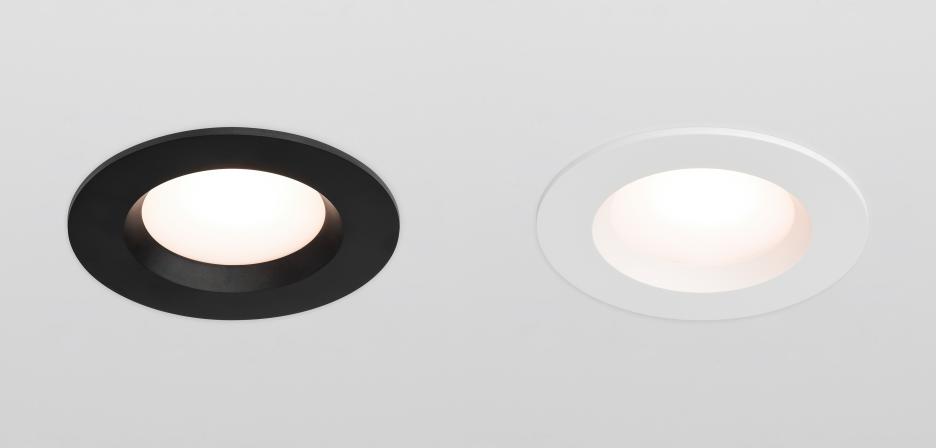 composite-lumaris-downlight-bottom-angle-with-ceiling-on