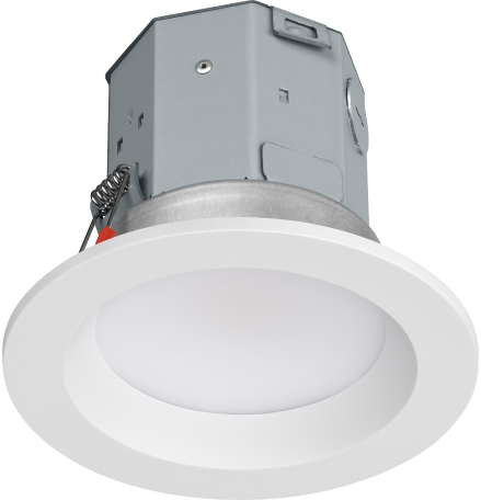 Lumaris remodeler downlight with tunable white 1,800K-4,000K canless IC-rating housing